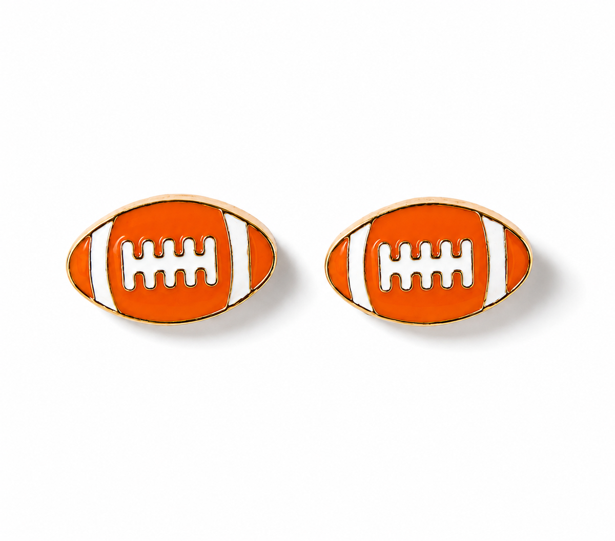 Football Stud Earrings - ST8MENTS by Stephanie