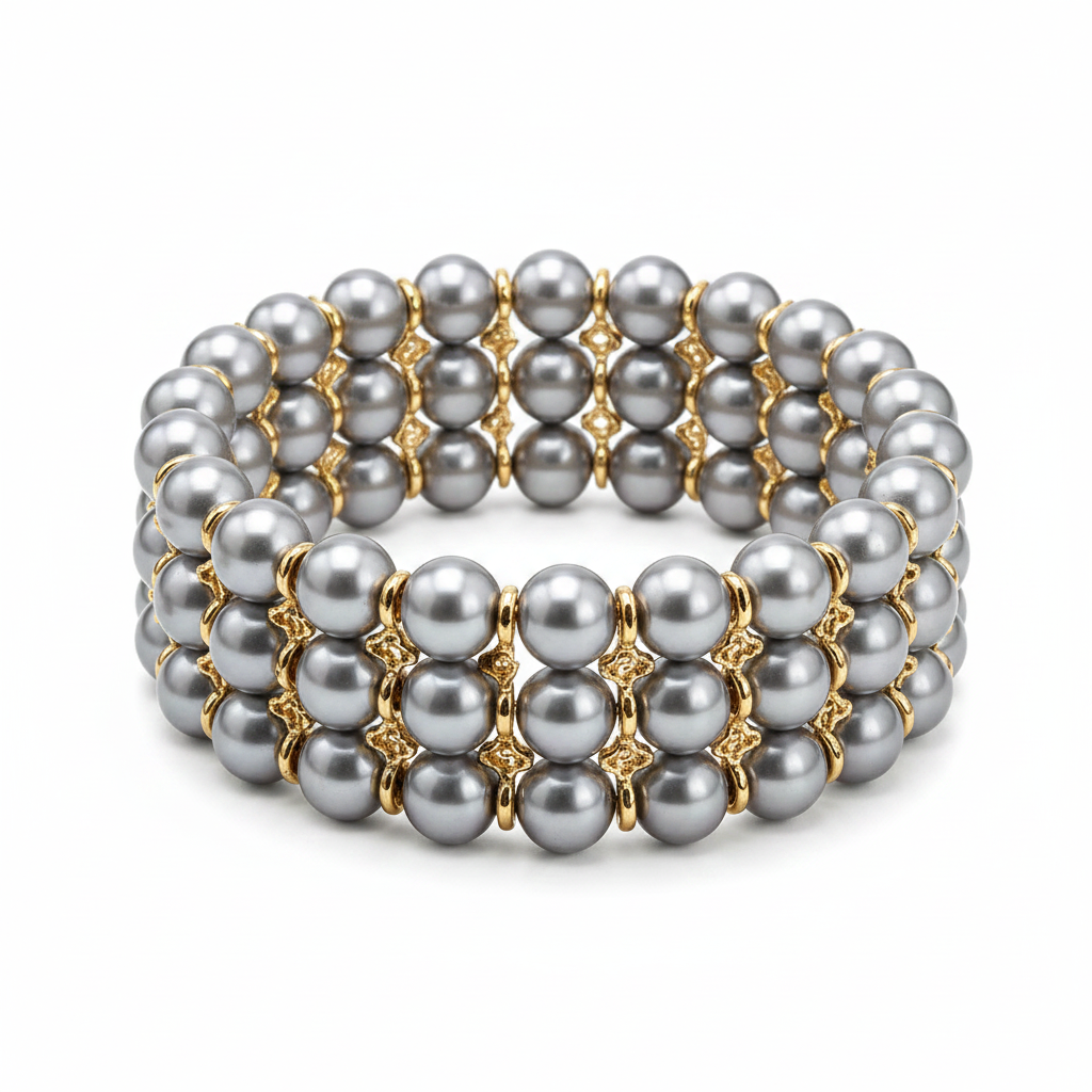 3-Strand Pearl Bracelets