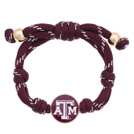 Texas A&M Aggies Logo Paracord Bracelet